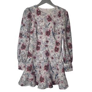 La Maison Talulah Bonita Long Sleeve Mini Dress Casablanca Print